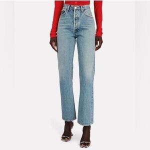 Agolde relaxed boot high rise jeans